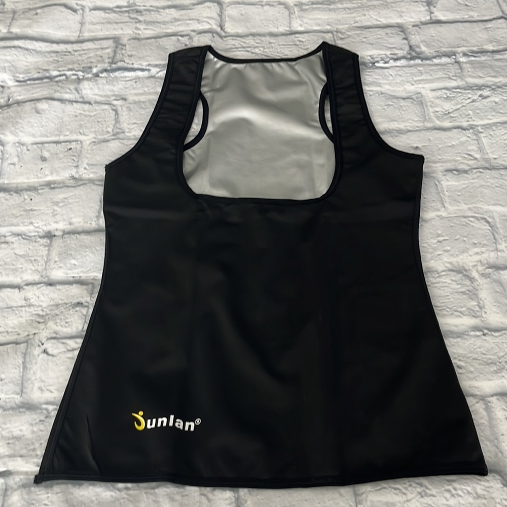 Junlan sauna suit for women waist trainer top NWT - Picture 2 of 10